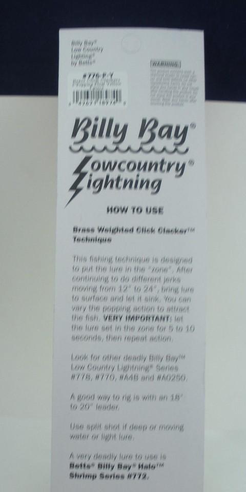 Betts 776-P-Y Billy Bay Brass Weighted Click Clacker 3