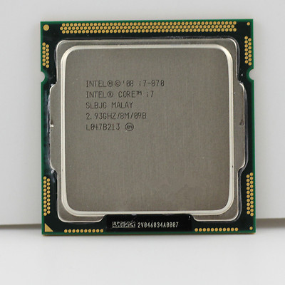Intel Core i7 870 2.93 GHz Quad-Core 8M SLBJG Processor Socket 1156 H1 CPU