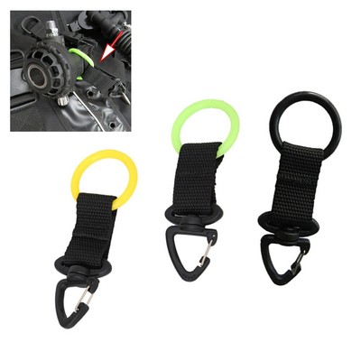 Praktisch Halterung Elastischer Ring Gurtband Atemregler Drehbarer Schnappclip