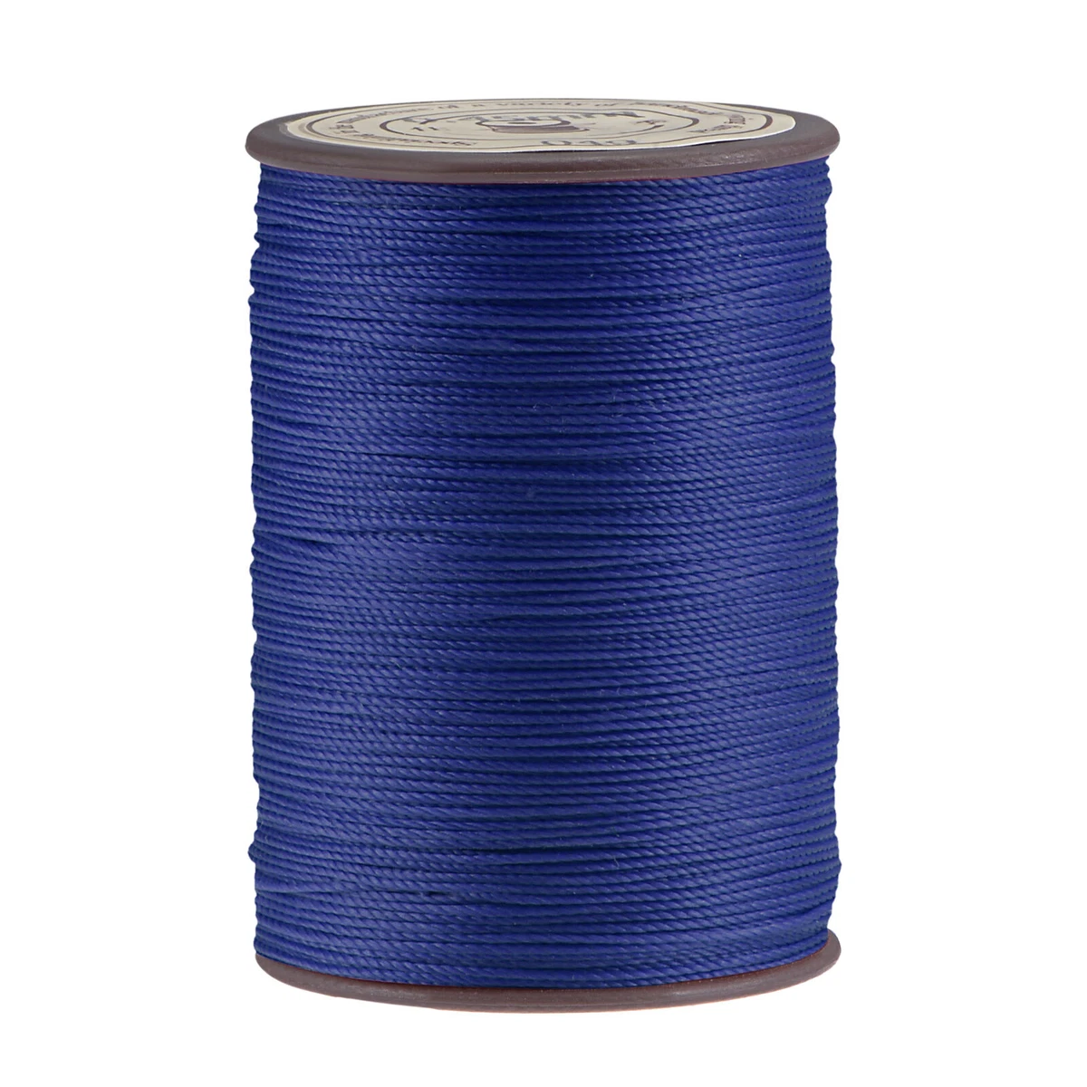 Thin Waxed Thread 137 Yards 0.55mm Dia Polyester Wax Coated Cord Dark Blue