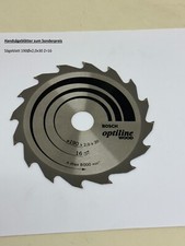 handkreiss&auml;geblatt 190 Bosch 190&Oslash;x2,0x30 Optiline Wood