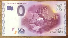 2015 MONTPELLIER LE VIEUX BILLET 0 EURO SOUVENIR BANKNOTE MONNAIE PAPER MONEY