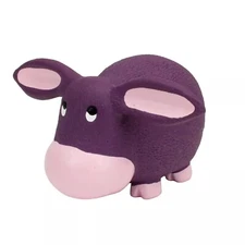 Coastal Pet Rascals Latex Grunting Big Ear Donkey Dog Toy, 7 in