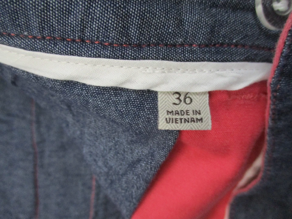 Jachs Shorts Mens 36 Pink Chino Flat Front Straight Adult Casual 9" - Image 3 of 4