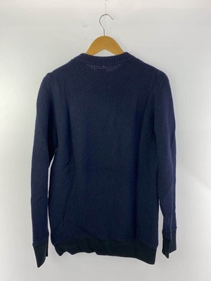 sacai wool cashmere Knit Sweater 1 wool navy 16-01101M | eBay