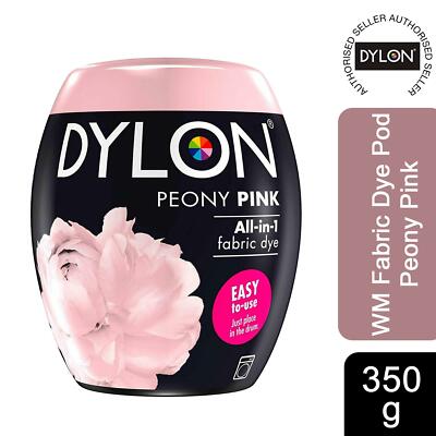 Dylon Waschmaschine Stoff Färbe Pod, Pfingstrosenrosa, 1 Packung à 350 g