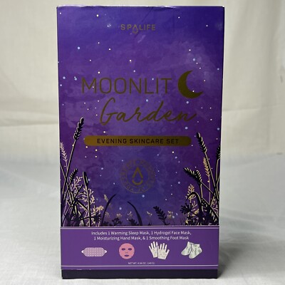 Spa Life Gift Set Moonlit Evening Skincare Masks for Sleep, Face, Hands & Feet