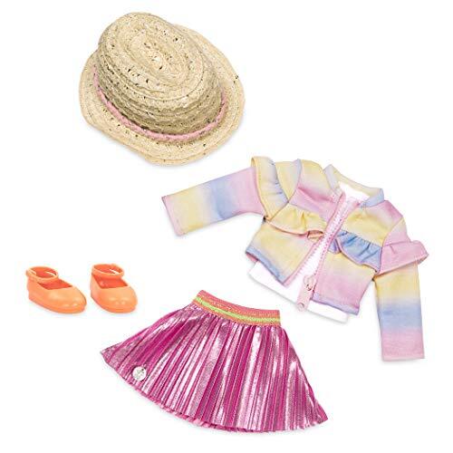Glitter Girls-14” Doll Deluxe Ruffle Jacket & Skirt Outfit, Colore, (A1l)