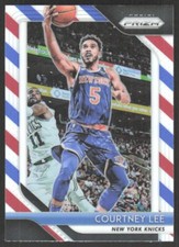 2018-19 Panini Prizm Red White Blue Courtney Lee New York Knicks #297 Parallel