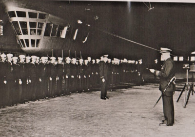 USS Akron (ZRS-4) starres Luftschiff US Navy, ABGESTÜRZT NEUES TRIKOT 1933