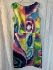 Authentic Dolce and Gabana Dress Tie Dye/Multicolor 44