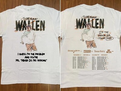 Morgan Wallen Concert Shirt, Morgan Wallen I'm the Problem Tour 2025 T-Shirt