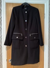 Star By Julien Macdonald Black Coat Size 14