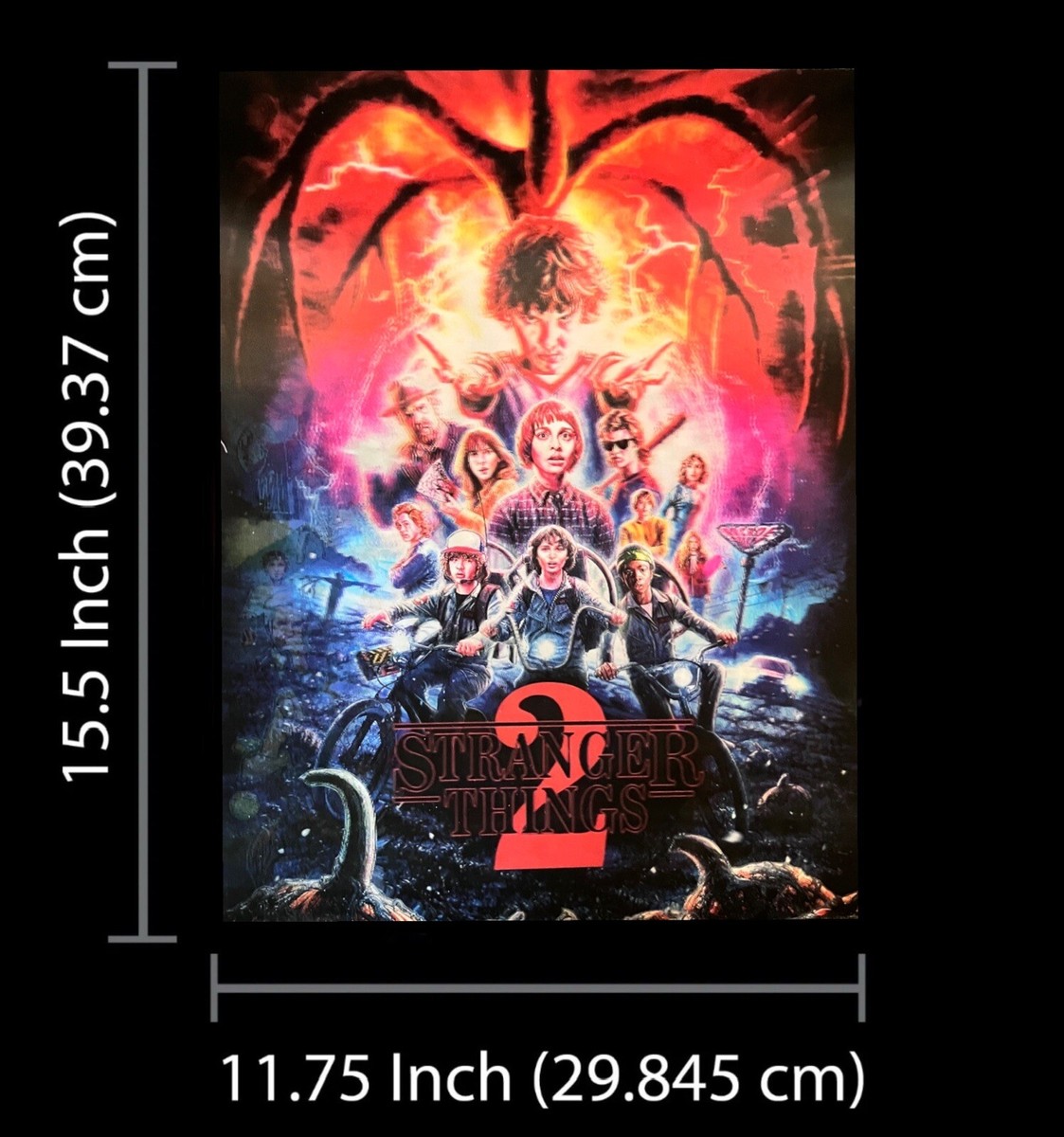 STRANGER THINGS キャラクターアートポスター　3D Pyramid International Stranger Things Framed 3D Poster