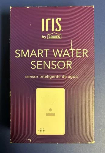 Iris 3315-L White Indoor Smart Water Sensor Only. Protect From Water Damage