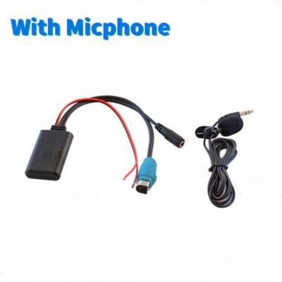 for Alpine KCE-236B 9870 CD Bluetooth wireless audio cable AUX adapter cable MIC