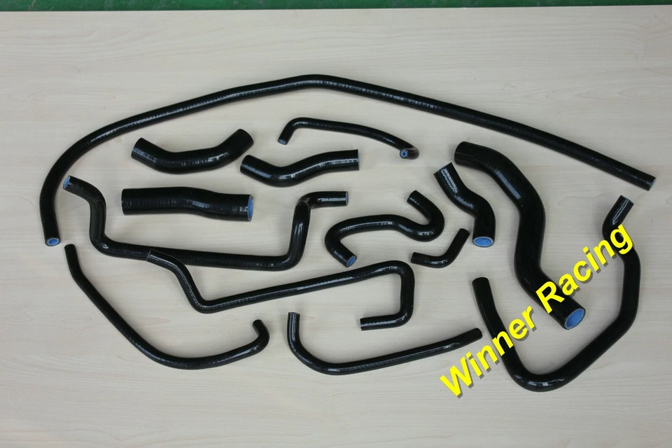 硅胶软管 适合本田 VTX1800S/VTX1800 1800CC 2002 - 2004 黑色 — 第 2/4 张图片