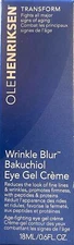Ole Henriksen Wrinkle Blur Bakuchiol Eye Gel Creme 18 ml 0.6 oz New In Box