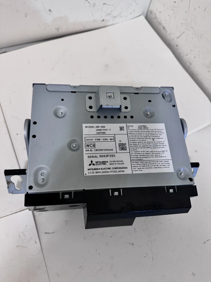 2019 HONDA CLARITY RADIO AUDIO RECEIVER UNIT OEM 39101-TRW-C64-M1 - Image 2 of 4