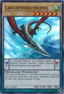 Lancephorhynchus - NECH-EN000 - Super Rare - Unlimited Edition x3 - Near Mint