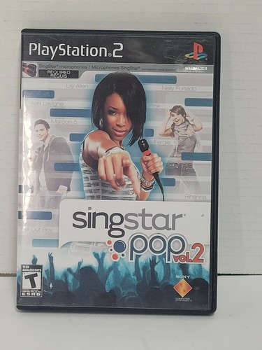 Singstar Pop, Pop Vol 2, Rocks Games with manuals Playstation 2 - Picture 3 of 11