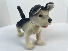 Vintage 1992 Mattel Toy My First Puppy White and Grey Pup - Squeaks