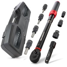 Drehmomentschl&uuml;ssel 20-120Nm 3/8Zoll Flachn&uuml;ssen Bits Torxbits 3/8" Verl&auml;ngerung