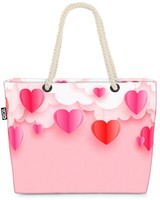 Void Tasche Herzen Wolken Valentinstag Herzen Wolken Valentinstag