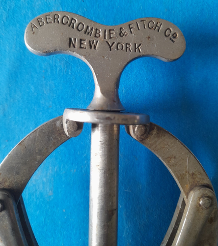 Rare Abercrombie & Fitch Co New York Corkscrew - 1888 patent - Picture 2 of 4