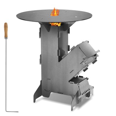Raketenofen Rocket-Stove Campingkocher Stove Hellfire Rocket Camping Hellfire
