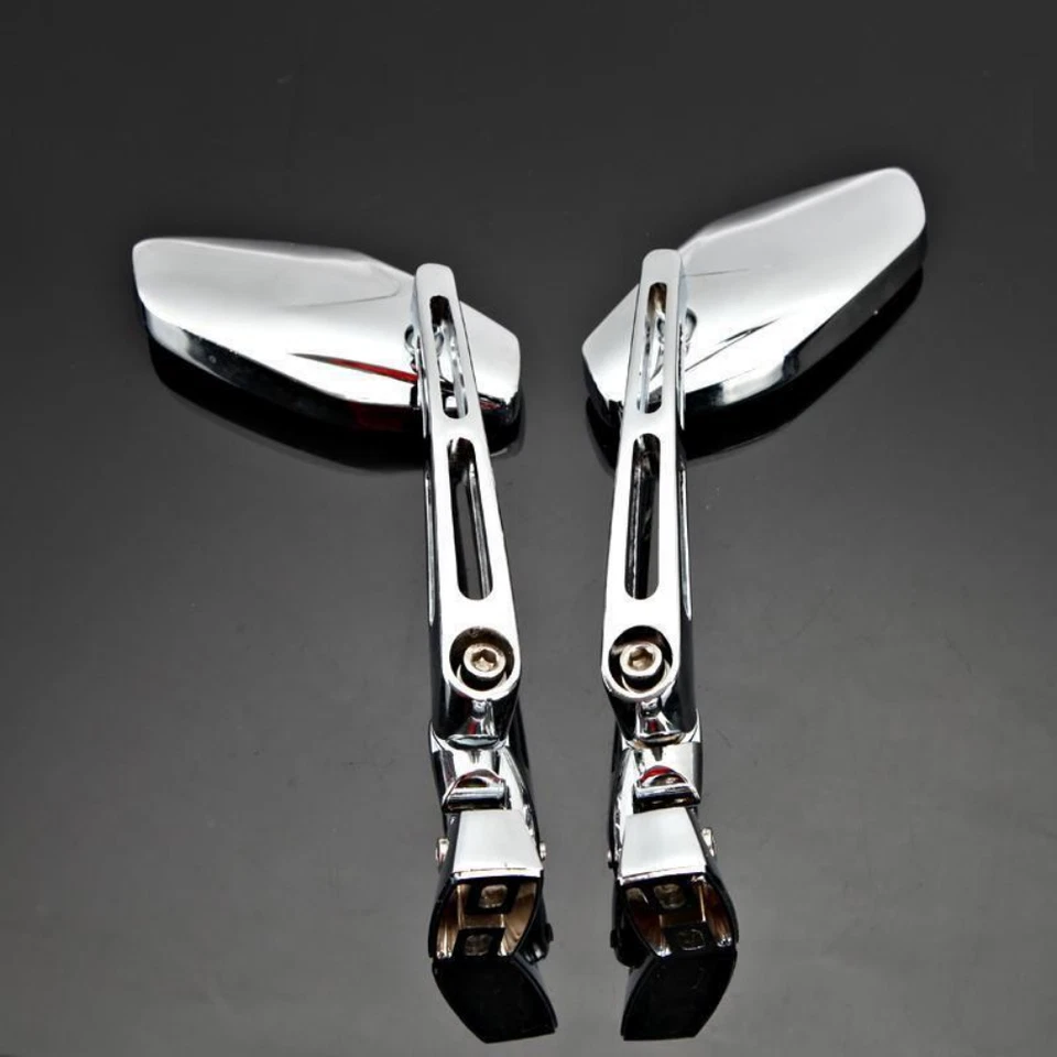 Хромированные зеркала заднего вида для Yamaha FZ1 YZF R1 R6 S Suzuki GSXR 600 750 1000 - Изображение 4 из 4
