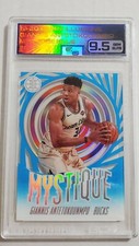 2019-20 Panini Illusions Giannis Antetokounmpo Mystique Sapphire Graded 9.5 GEM 
