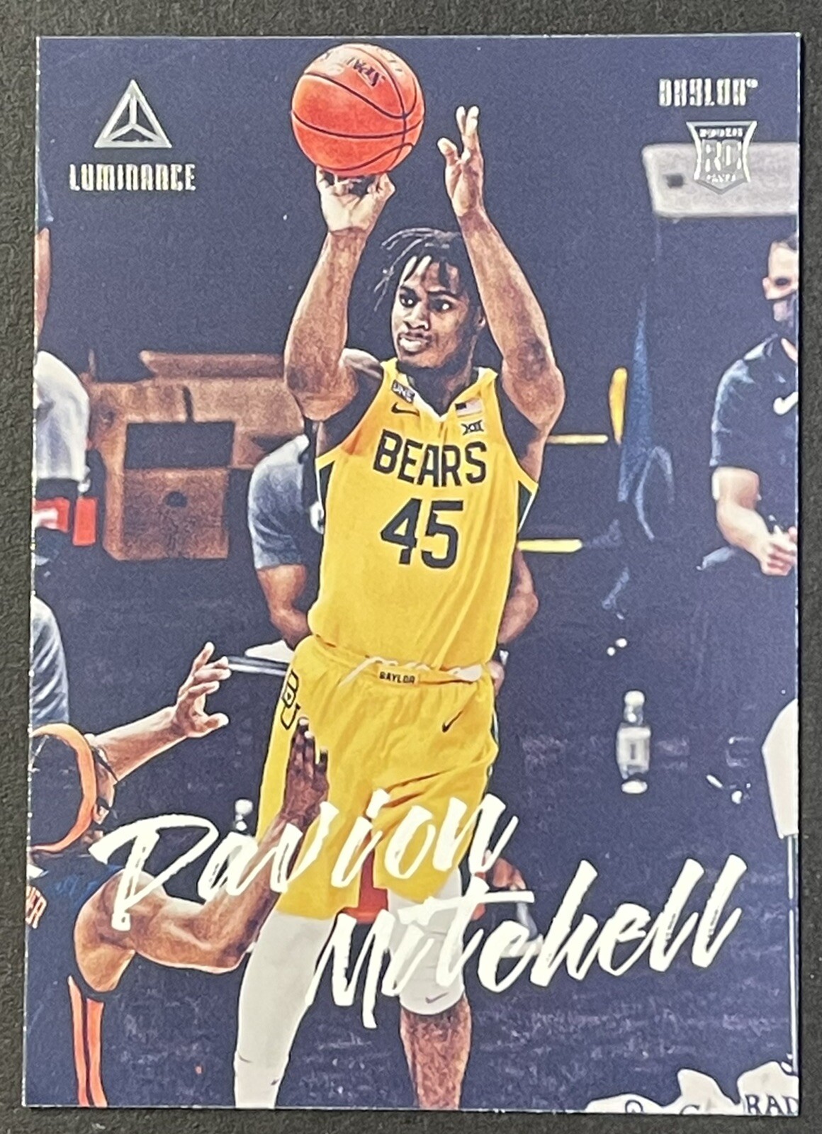 2021 Panini Chronicles Luminance Draft Picks Davion Mitchell #85 RC SAC Rookie