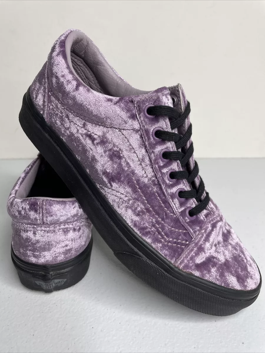 Velvet clearance purple vans