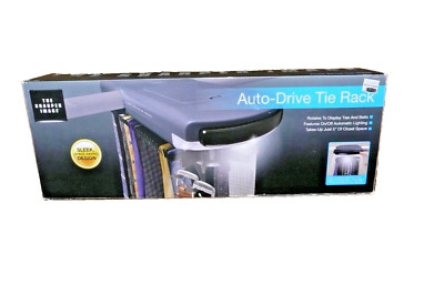 The Sharper Image Auto Drive Tie Rack with Light # 9701