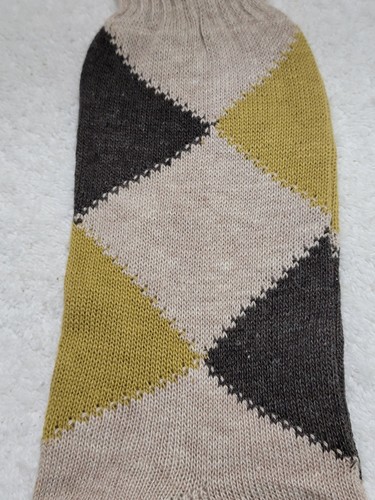NUOVI CALZINI VINTAGE RICHMAN BROTHERS ARGYLE UOMO COTONE MARRONE RAYON ROCKABILLY 13 - Foto 2 di 6