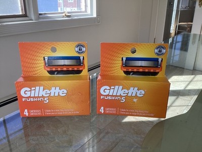 Lot of 2 Gillette Fusion 5 - 4 Count Refill Cartridge New Sealed
