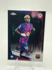 Topps Chrome 2025-26 UEFA Club Lamine Yamal FC Barcelona #10 Black Refractor /10