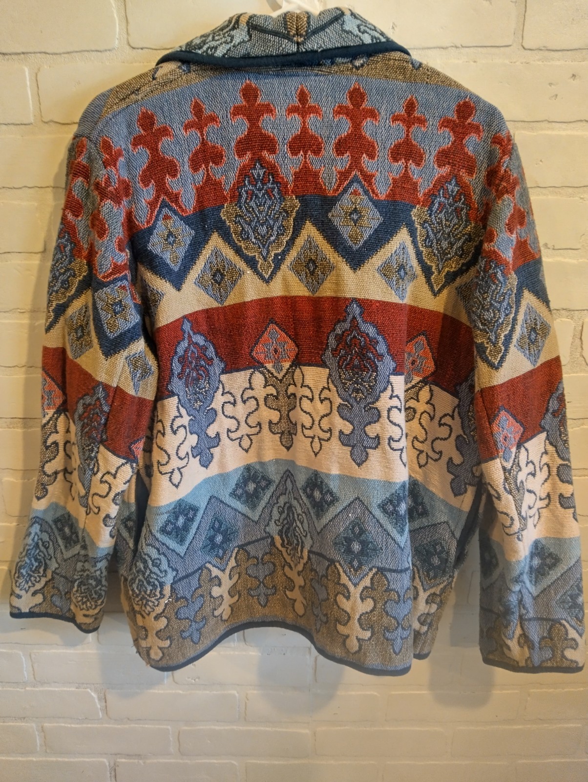 Vintage Flashback  Patchwork Embroidered Boho Jac… - image 4