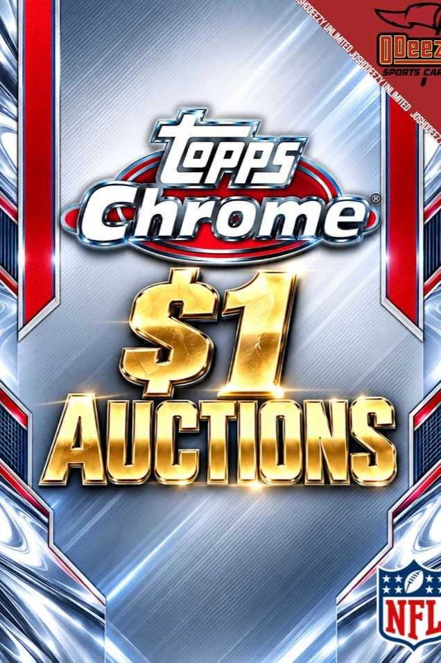 $1 AUCTIONS: Topps Chrome Football