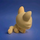 LPS Littlest Pet Shop #848 Authentic Cream Kitten Toy Vintage Pink Eyes 2009 — photo 3