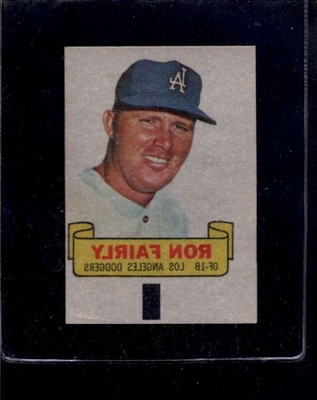 1966 Topps Rub-Offs #27 Ron Fairly   EXMT/EXMT+ X3681532