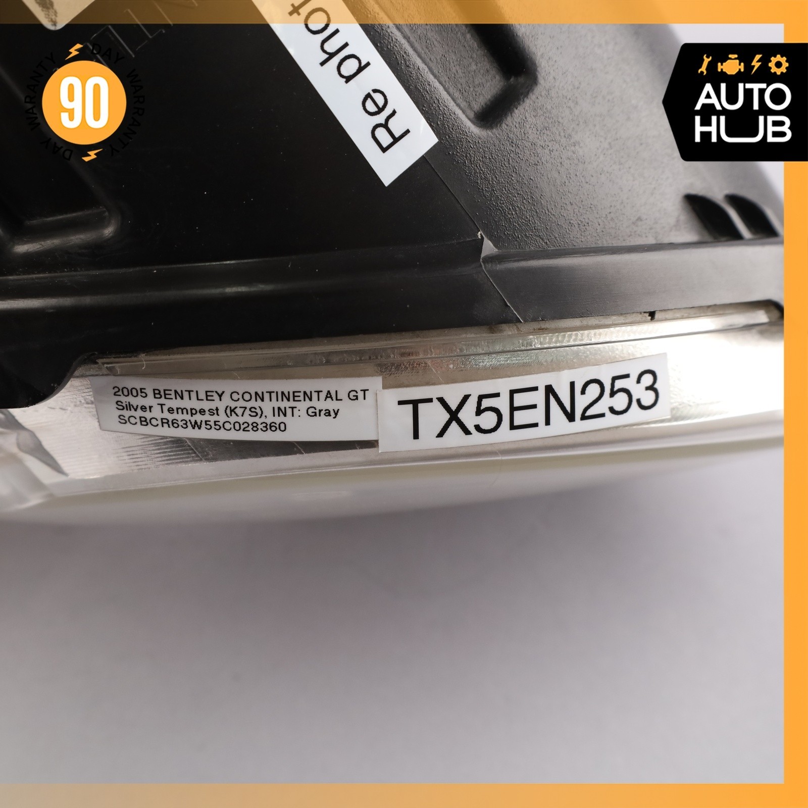 03-08 Bentley Continental GT GTC Right Side Headlight Lamp Xenon 3W1941016M OEM