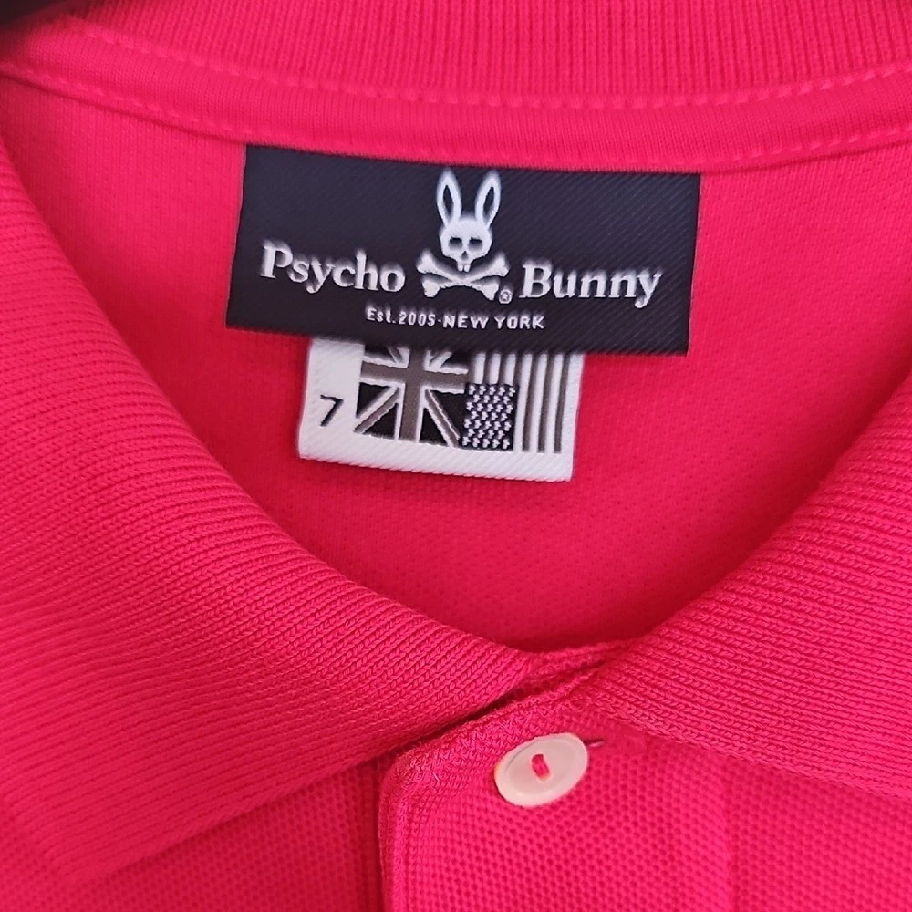 Psycho Bunny Bold Pink Polo Shirt
