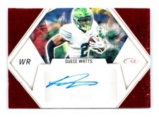 2023 Sage HIT #A-DW3 Duece Watts Red Foil Auto Tulane Green Wave