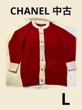 USED VINTAGE CHANEL CARDIGAN ACCEPTABLE