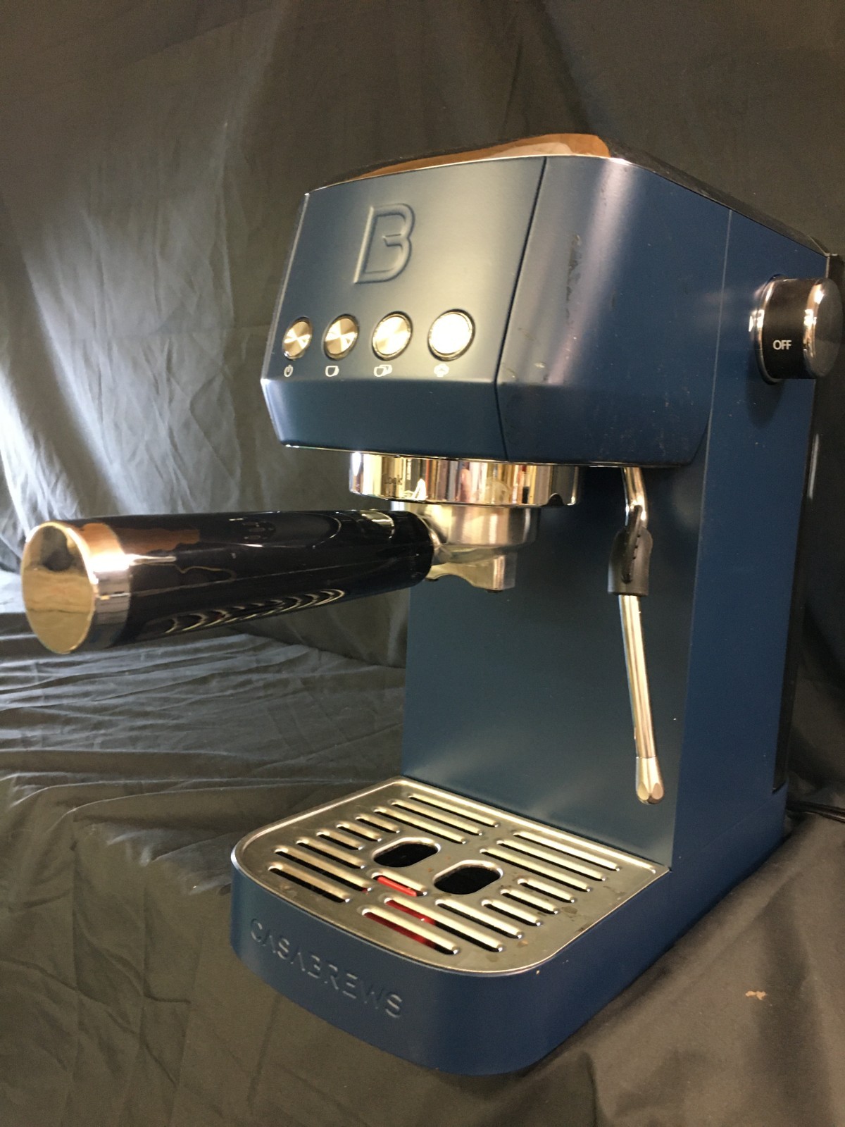 CASABREWS 3700 Essential 20 Bar Espresso Machine w/ Milk Steamer - Blue