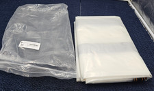  QTY 2 YLBFJXK 4.7Mil Clear Tarp Waterproof 8x10ft Lightweight Transparent