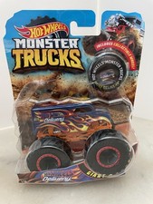 2018 Hot Wheels Monster Truck Dairy Delivery Giant Wheels W/Collectible Wheel