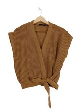 LOLA & LIZA Cardigan Dames Veste T EU 38 brun style décontracté